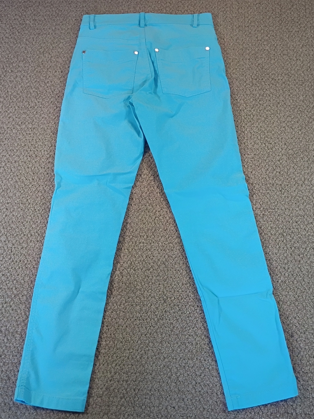 Golfino Turquoise Skinny Golf Jeans for Women - Slim Stretch Fit 2 - Picture 5 of 16